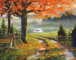 Country Home Fall By Springbok