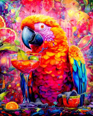 Paradise Parrot Drinks & Adult Beverage By Springbok