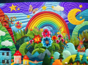Summer Adventure Quilt Rainbow & Gradient By Springbok