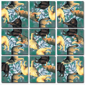 Wolves Wolf Non-Interlocking Puzzle By Scramble Squares