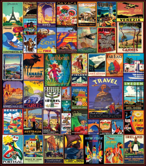 Travel The World Collage By White Mountain
