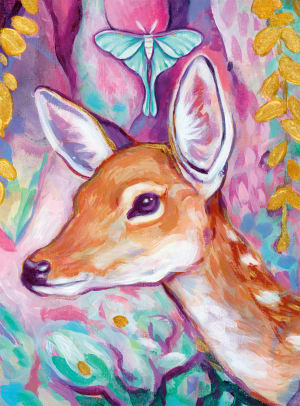 Luna and Fawn Forest Animal By Buffalo Games