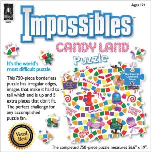 Impossibles Candy Land Puzzle Game & Toy Impossible Puzzle By University Games