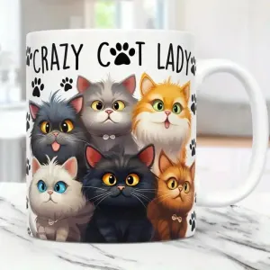 Cat Lovers Mug  11oz Coffee mug By Gift Solutions