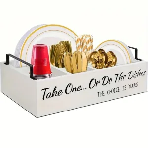 Take One or Do The Dishes - Kitchen Storage Organizer By Gift Solutions