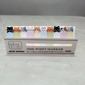 Cat Page Markers - Sticky Notes Set - 150 Count By Gift Solutions