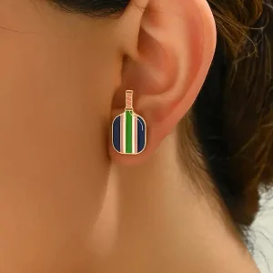 Pickleball Paddle Stud Earrings By Gift Solutions