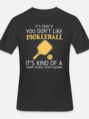 Pickleball Men’s Short Sleeve Graphic T-shirt - Black By Gift Solutions