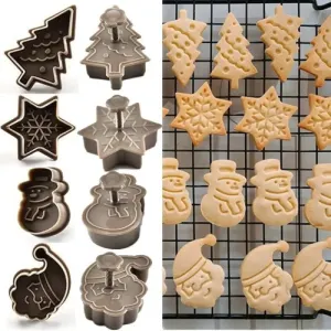 Christmas Cookie Cutter Set - 4pcs By Gift Solutions