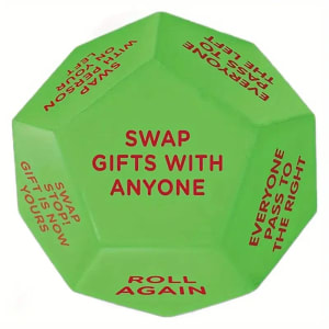 Christmas Party Favor Dice By Gift Solutions