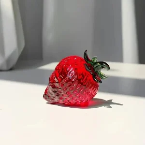 Red Crystal Strawberry Figurine By Gift Solutions