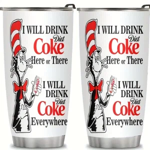 Diet Coke - Cat In The Hat Insulated Tumbler By Gift Solutions
