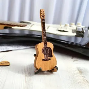 Guitar Shaped Box for Storing Guitar Picks By Gift Solutions