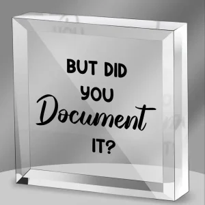 Document It Acrylic Puzzle Plaque By Gift Solutions