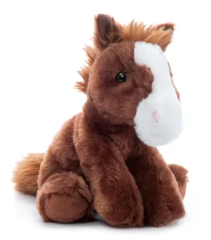 9" Wild Onez Horse Brown By The Petting Zoo