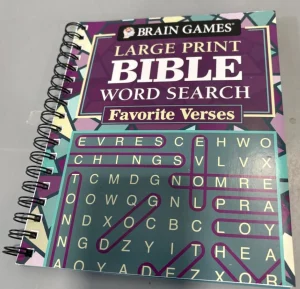 Brain Games - Large Print Bible Word Search: Favorite Verses By Gift Solutions