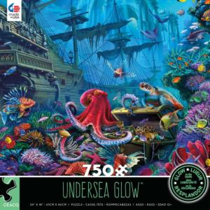 Undersea Glow Sea Life Jigsaw Puzzle By Ceaco