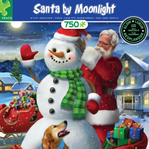 Santa By Moonlight Glow Christmas By Ceaco