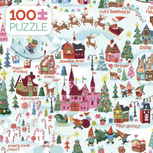Santa's City Map Christmas By Ceaco