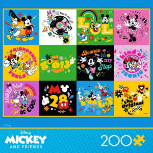 Mickey's Positive Pop Collage Mickey & Friends By Ceaco