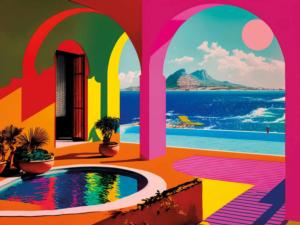 Pop Of Color Travel Jigsaw Puzzle By Ceaco