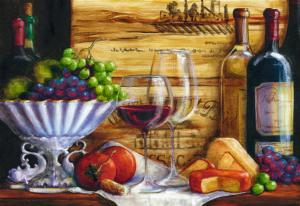 In The Vineyard - Scratch and Dent Food and Drink Jigsaw Puzzle By Trefl