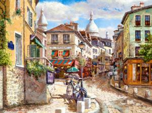 Montmartre Sacre Coeur Bicycle Jigsaw Puzzle By Castorland