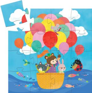 The Hot Air Balloon Mini Puzzle Hot Air Balloon Children's Puzzles By Djeco