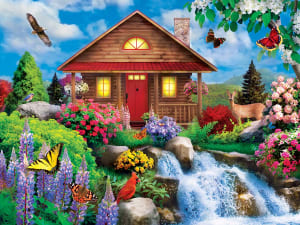 Floral Falls Cabin & Cottage By MasterPieces