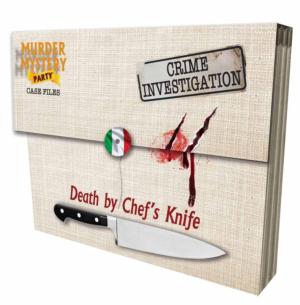 Murder Mystery Party Case Files: Death by Chef's Knife By University Games