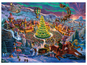 Santa's North Pole Zac Kinkade Classic Christmas Christmas By Ceaco