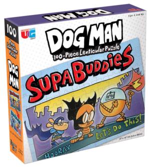Dog Man Supa Buddies Pop Culture Cartoon Children's Puzzles By University Games