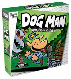 Dog Man Unleashed Pop Culture Cartoon Children's Puzzles By University Games