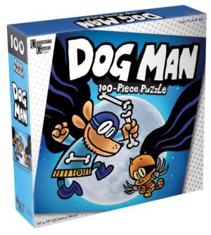 Dog Man and Cat Kid Pop Culture Cartoon Children's Puzzles By University Games