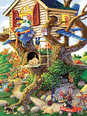 Boys Treehouse Dogs By SunsOut