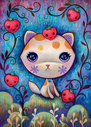 Strawberry Kitty Cats By Heye