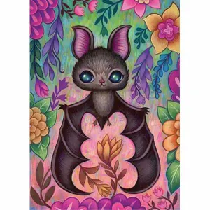 Dreaming, Baby Bat Cartoon By Heye
