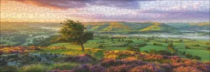 Purple Bloom Landscape By Heye