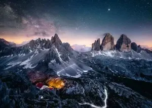 Three Peaks, Dolomites Photography By Ravensburger