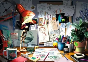 Disney The Artist's Desk Quilting & Crafts By Ravensburger