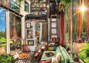 Redwood Forest Tiny House Around the House By Ravensburger