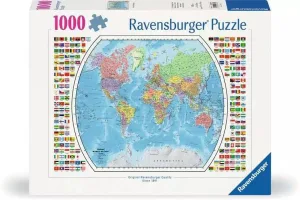 Political World Map  Maps & Geography By Ravensburger