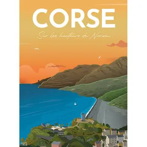 Affiche de la Corse Paris & France By Nathan