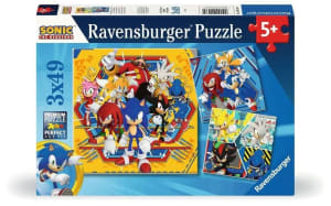Sonic the Hedgehog 3x49 pc Puzzles Game & Toy By Ravensburger