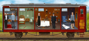 MYSTERY: The Lost Fire 264 Pc Puzzle Train By Ravensburger