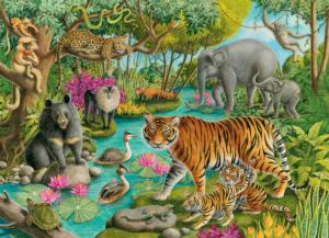 Animals of India Jungle Animals Children's Puzzles By Ravensburger