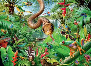 Reptile Resort Waterfall By Ravensburger
