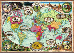 Bicycle Ride Around the World Maps & Geography By Ravensburger