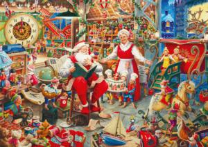 Santa's Workshop Limited Edition 2022 - Scratch and Dent Game & Toy Collectible Packaging By Ravensburger