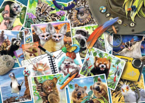 A Traveler’s Animal Journal Collage By Ravensburger